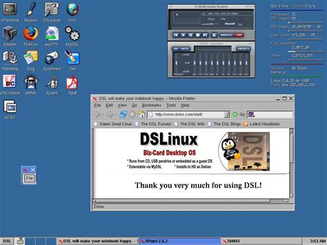 Damn small linux ダウンロード