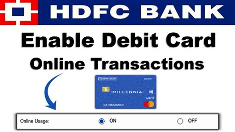 Deactivate Hdfc Debit Card Online