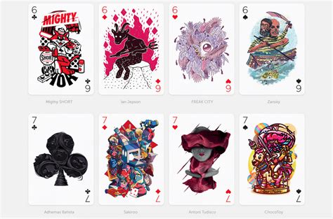 Deck Of Cards Typography