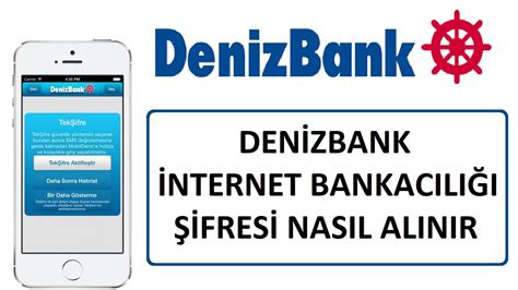 Denizbank internet bankacılığı e parola