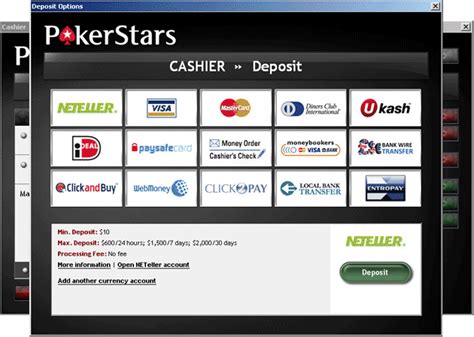 Deposit Bonus Pokerstars