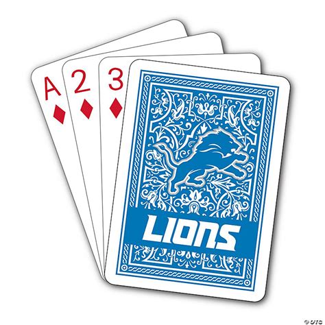 Detroit Lions Playing Cards