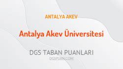 Dgs antalya