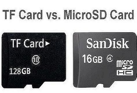 Difference Between Tf Card And Sd Card