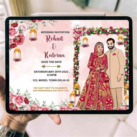 Digital Card Online For Wedding