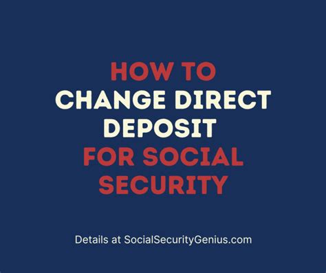 Direct Deposit For Social Security Payments