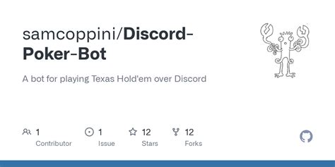 Discord Poker Bot Discord Poker Bot