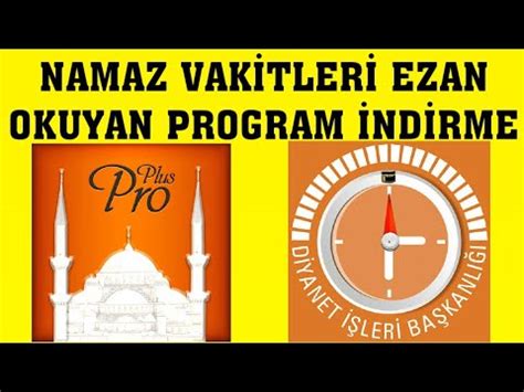 Diyanet namaz vakti programı v1 3 indir