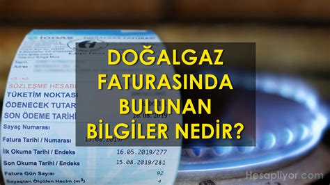 Doğalgaz faturası hesaplama igdaş