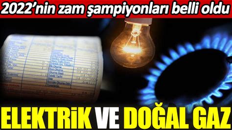 Doğalgaz zam 2022