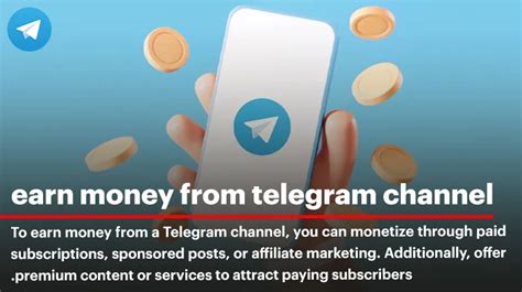 Does Telegram Pay For Channels