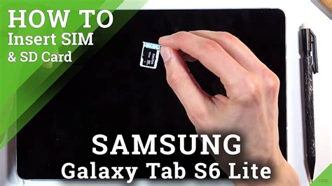 Does The Samsung Galaxy Tab S6 Have A Sim Card Slot