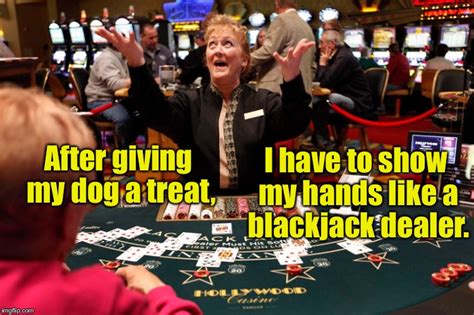 Dog Blackjack Dealer Meme