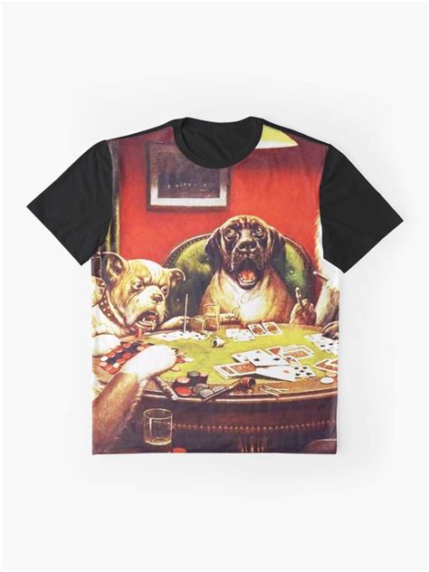 Dogs Playing Poker T Shirt Vintage