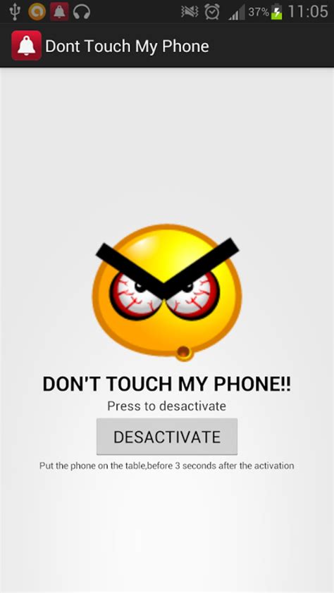 Dont touch my phone apk download