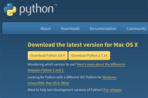 Download python3