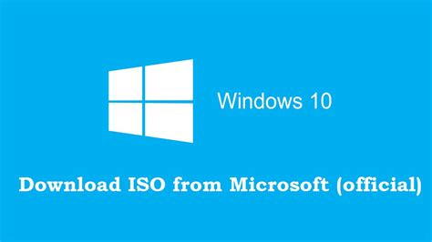 Download windows 10 iso file for free