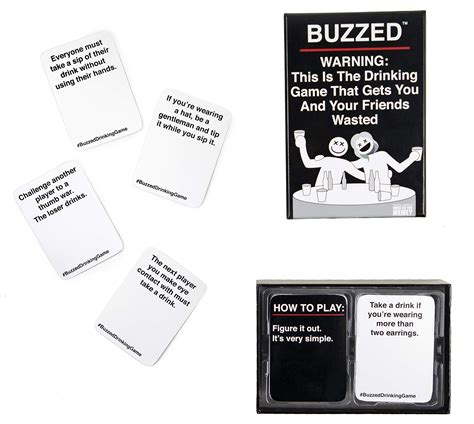 Drinking Game Buzzed Cards