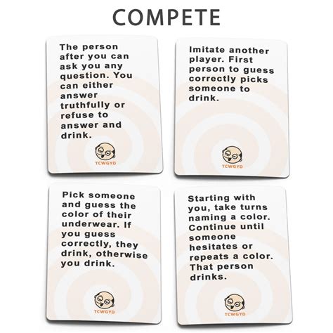 Drunk Drinking Game Cards