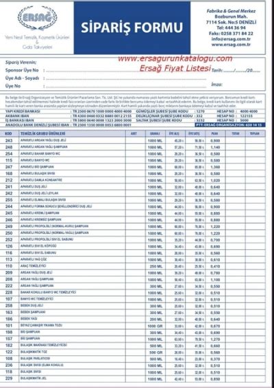 Durabagno 2019 fiyat listesi