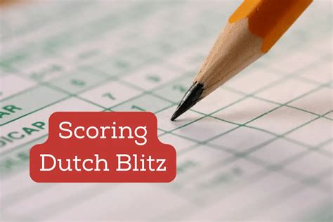 Dutch Blitz Scoring