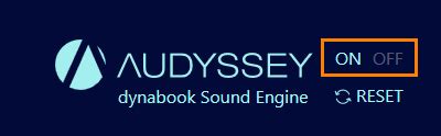 Dynabook sound engine by audyssey ダウンロード