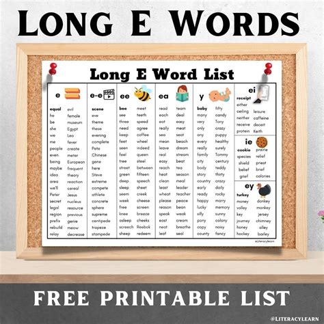 E E Words List