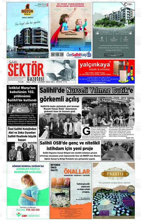 E salihli gazetesi