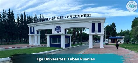 Ege üniversitesi taban puanları 2 yıllık