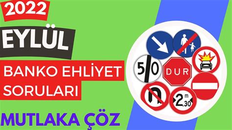 Ehliyet sınav soruları çöz 50 soru