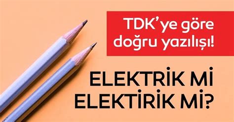 Elektrik tdk