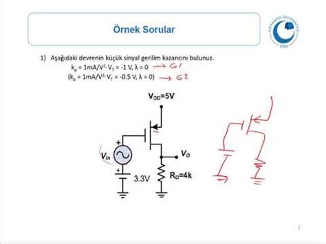 Elektronik 1 soru çözümleri