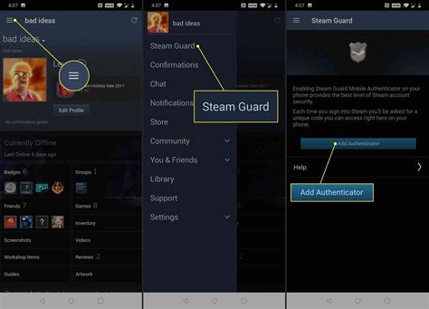 Enable Steam Guard Mobile Authenticator