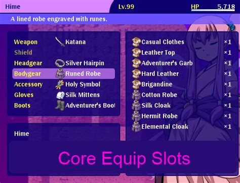 Equip Slots Rpg Maker Mv