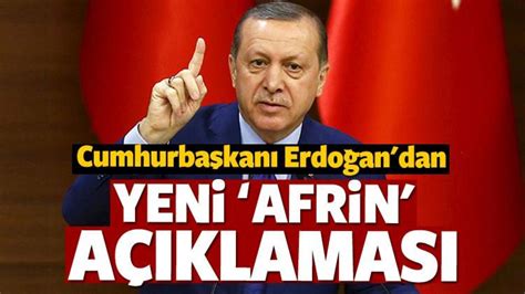 Erdoğan afrin