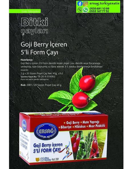 Ersağ goji berry çayı nasıl kullanılır