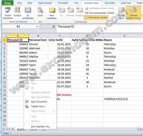 Excel çalışma sayfası koruma şifresi kırma