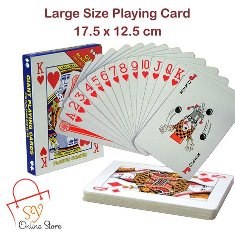 Extra Large Plastic Playing Cards