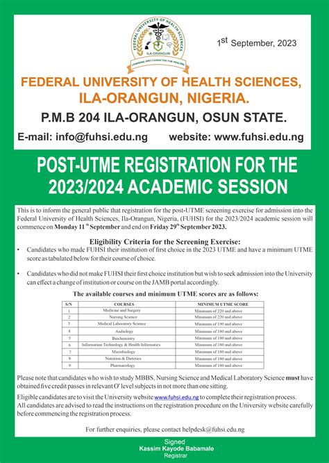 Federal University Of Health Ila