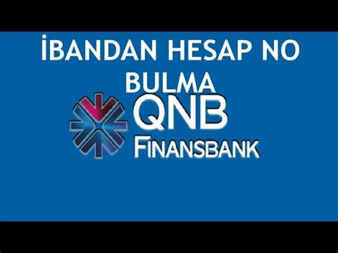 Finansbank hesap no