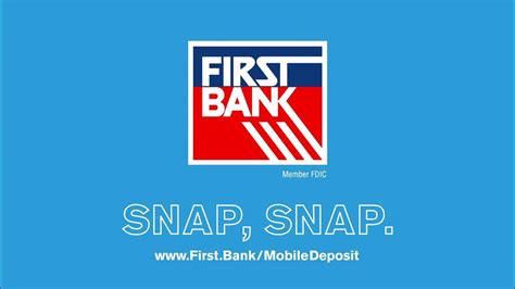 First Bank Mobile Deposit First Bank Mobile Deposit