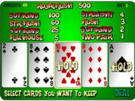 Flash poker soyunma oyunları
