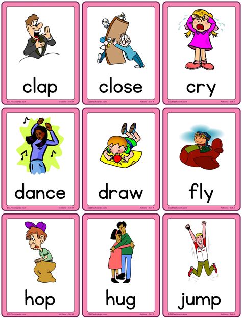 Flashcards For Esl Students