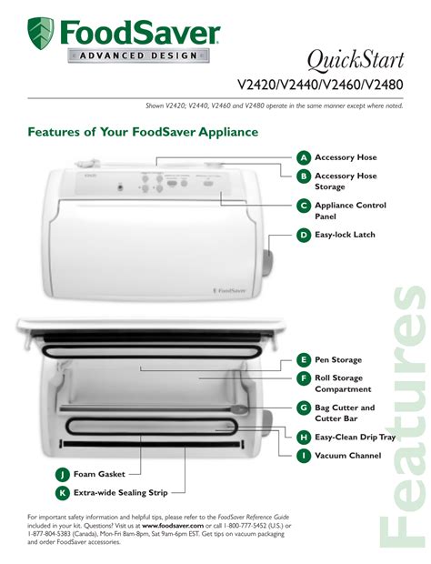 Foodsaver Vac 500 Instruction Manual