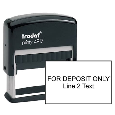 For Deposit Only Stamp Personalized