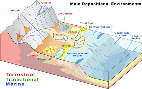 Formation Of Depositional Landforms