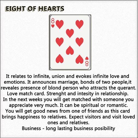 Four Of Hearts Cartomancy Meaning