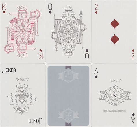 Fox Targets Playing Cards