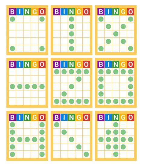 Free Bingo Patterns