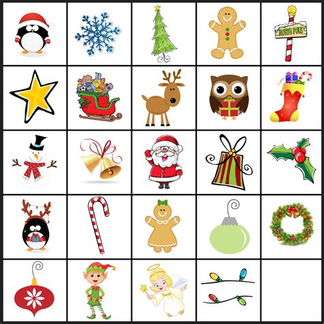 Free Christmas Memory Game